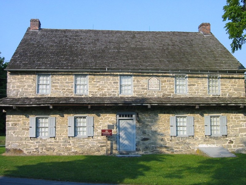 The 1756 Troxell-Steckel House was built 20 years prior to the signing of the Declaration of Independence.