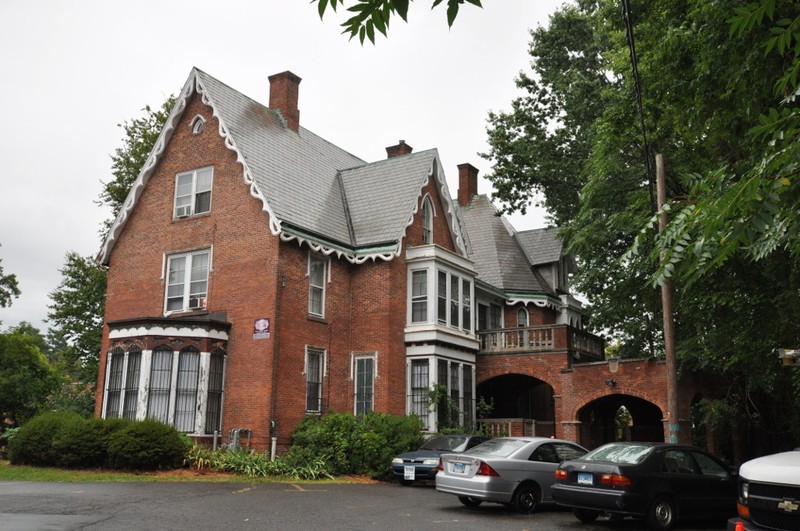 John & Isabella Hooker House. It is no longer visible from the street because of a large apartment complex.