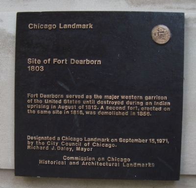 Fort Dearborn Marker