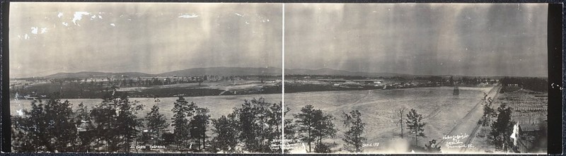 North-West, no. 1, from Stockade Tower, Camp Sevier, S.C.
Peden, J. R., photographer,1918 September 11