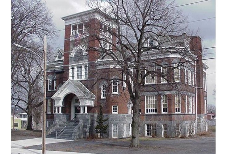 This former school is home to a small local history museum operated by local volunteers. 