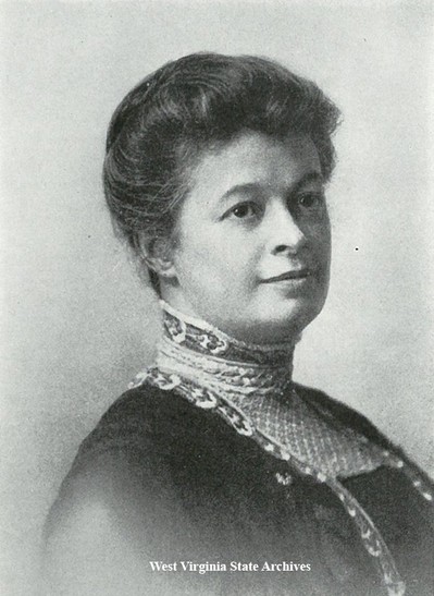 Julia Ruhl, President of the West Virginia Equal Suffrage Association (1917-1920) and first chairman of the West Virginia League of Women Voters