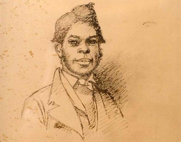 Sketch of Charles Dupuy, son of Charlotte and Aaron
