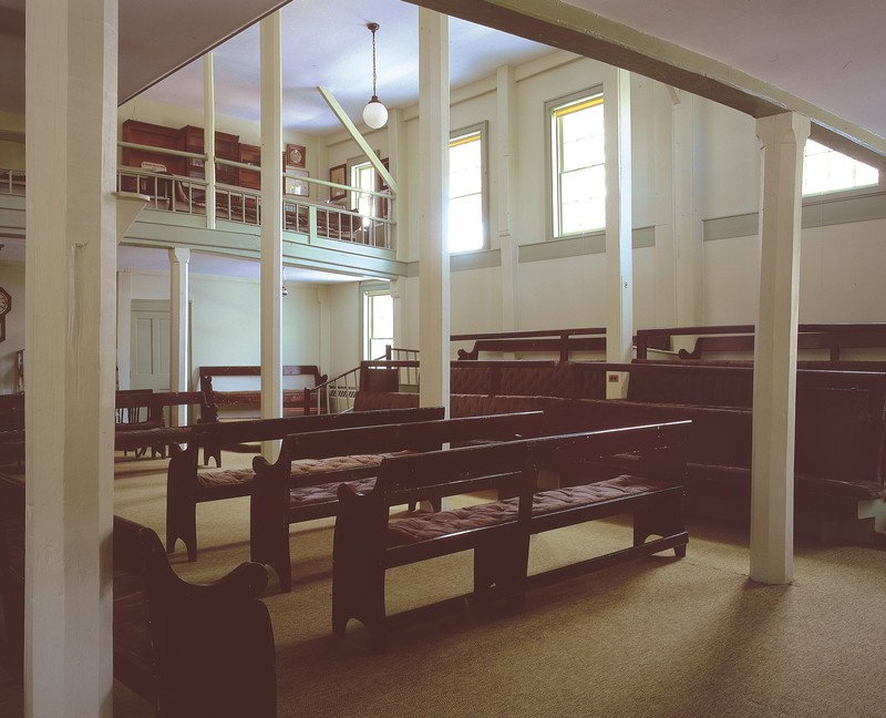 Interior of Chappaqua Meeting House