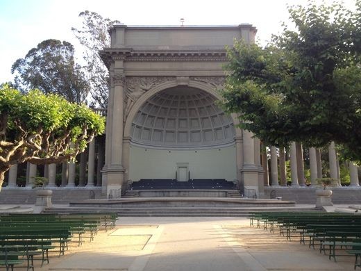 Spreckels Temple of Music, built in 1900, as a bandshell in the Music Concourse in Golden Gate Park