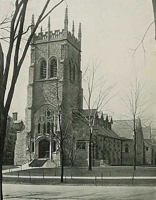 Here is the church as it looked in September of 1907, shortly after its construction.