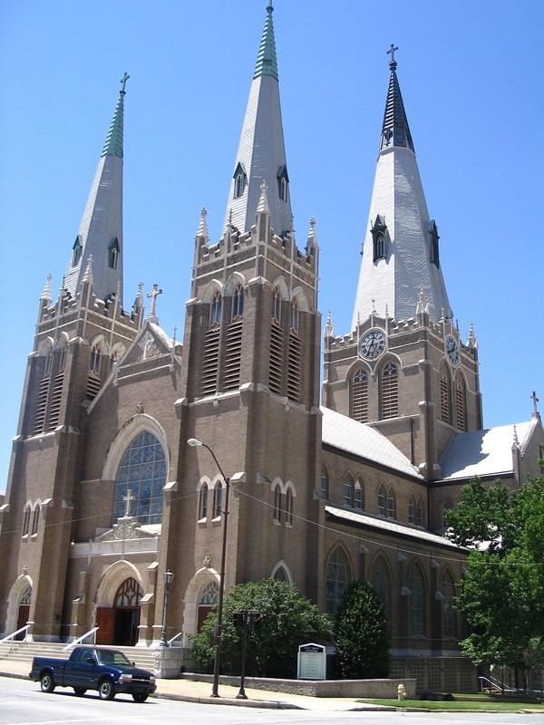 Holy Family Cathedral was built in 1914.