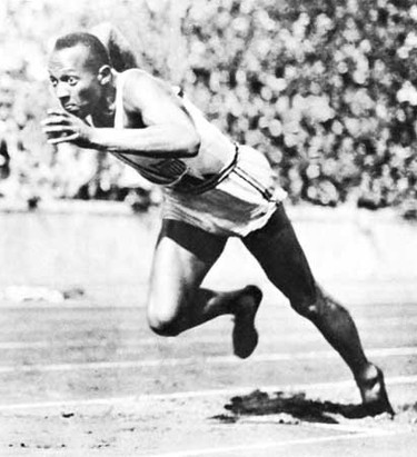1. Jesse as he competes in one of his events for the United States. (Encyclopaedia Britannica).