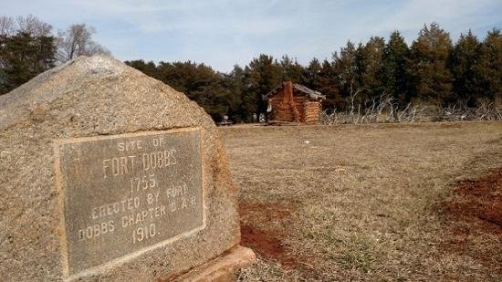This is a picture of the site of Fort Dobbs in Iredell County, NC.