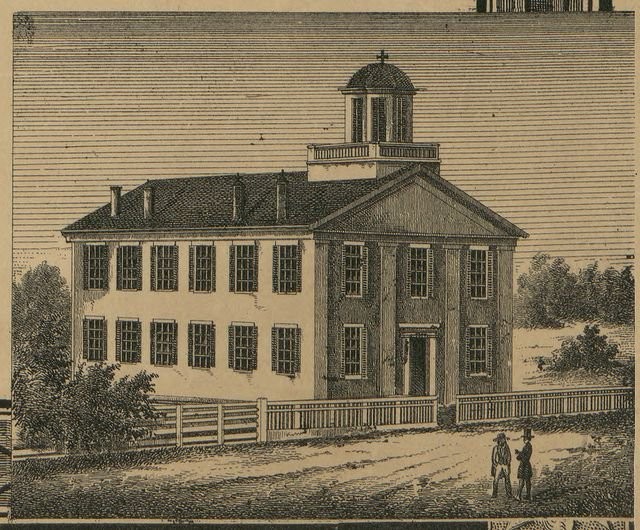 Original 1840 Medina Courthouse - Photo courtesy of Medina Historian, Roger Smalley