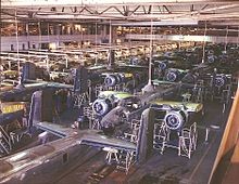 Prior to the construction of this and other World War II plants, demand for aircraft was fairly low and most planes were built one at a time.