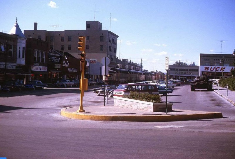 Bedford town square in 1963