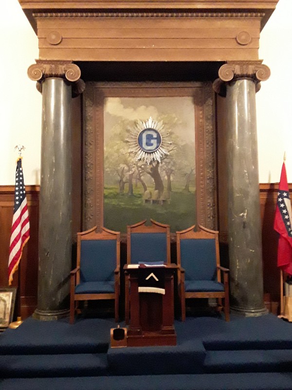 Interior of the Albert Pike Memorial Temple