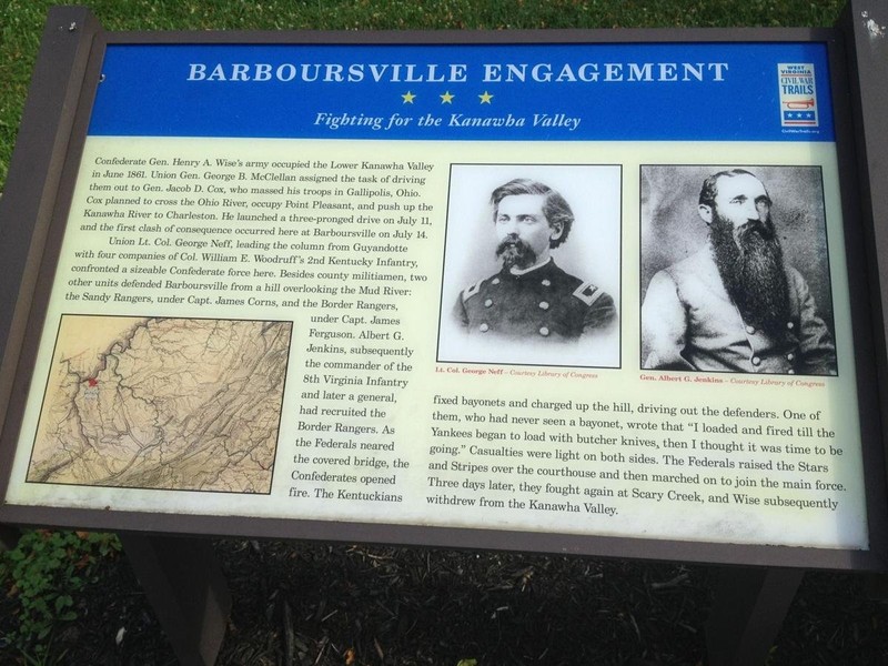 This marker was dedicated in 2010 and is located in the middle of the park. 