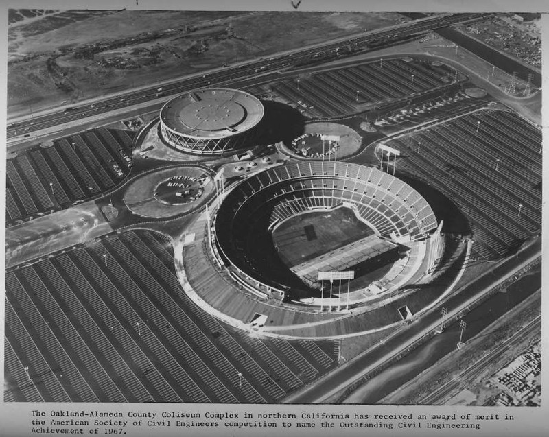 This is a picture of the stadium in 1967. 