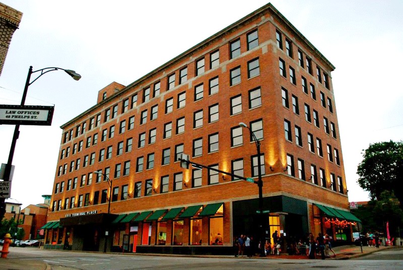 The Erie Terminal Building now.