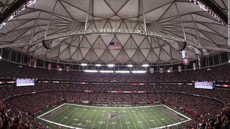 Inside the georgia dome