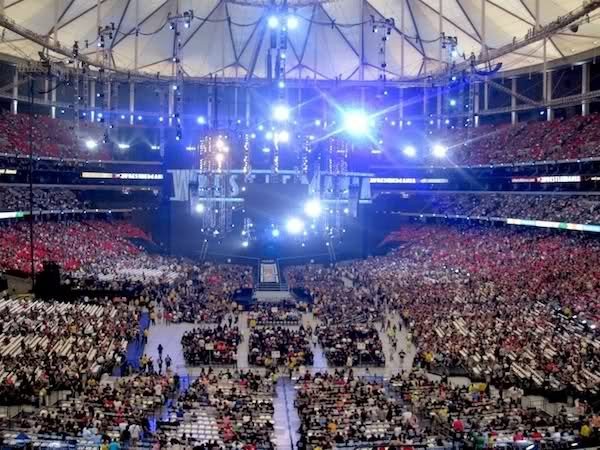 Wrestlemania in The Georgia Dome