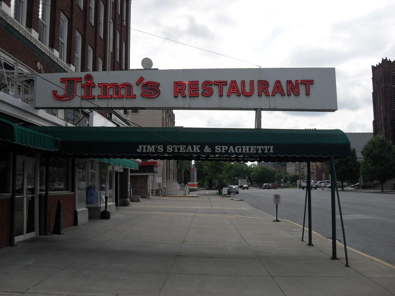 Exterior of Jim's Steak and Spaghetti House