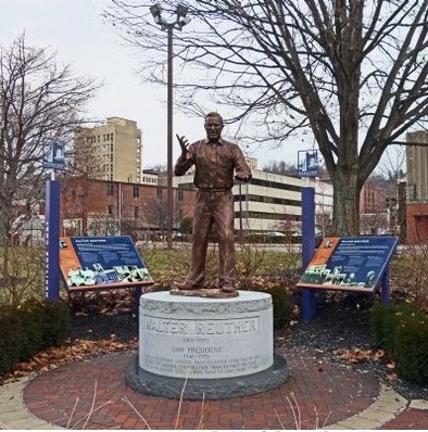 Memorial Site in Heritage Port in Wheeling, WV.