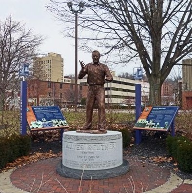 Memorial Site in Heritage Port in Wheeling, WV. 