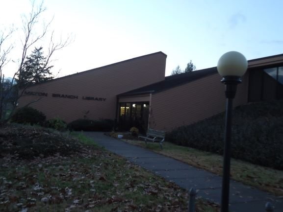 Milton Branch Library Entrance.