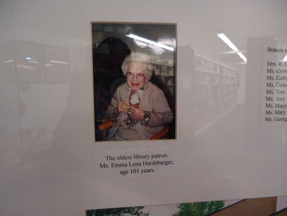 The oldest member of Milton Public Library.