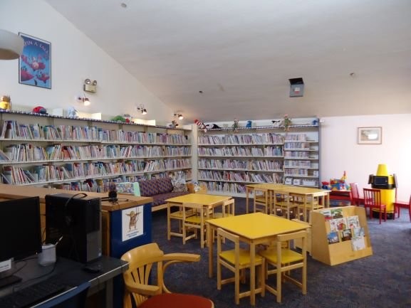 The children section at Milton Library.