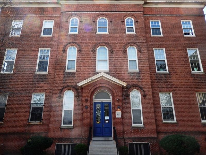 What the front of St. Frances Academy looks like today.