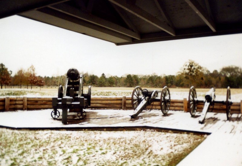 The 643 acre site encompasses a huge battlefield with recreated breastworks and trenches, as well as a museum