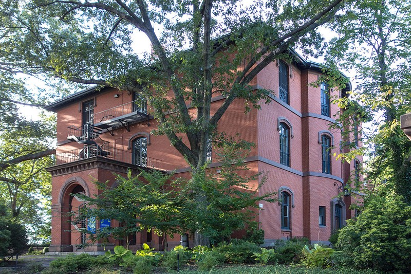 Side View of Woods-Gerry House in Providence, Rhode Island (Built 1860)