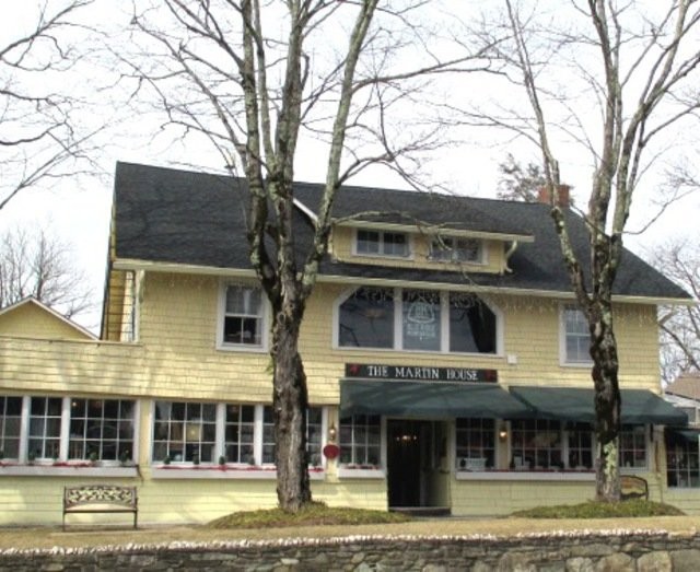 Main entrance of the Martin House from Main Street. Photo credit, Watauga County Tourism Development Authority.