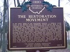 Text side B:  In 1844, one acre of land in the Doty Settlement was given by Job Smith to the First Congregation of Christian Disciples of Oxford Township for church and burial purposes. For full text go to: http://remarkableohio.org/index.php?/category/11