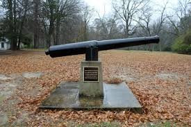Replica of the Union Field Piece-Cannon which is located across the street from the McCollum-Chidester House.