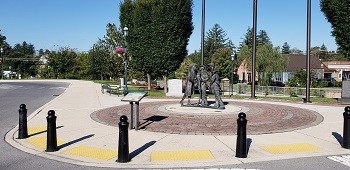 Chambers Fort Park and Founding Family Statue