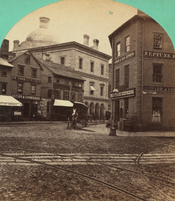 1868 Photo of the U.S. Customshouse