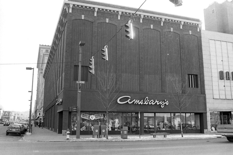 Amsbary's at the corner of Third Avenue and Tenth Street