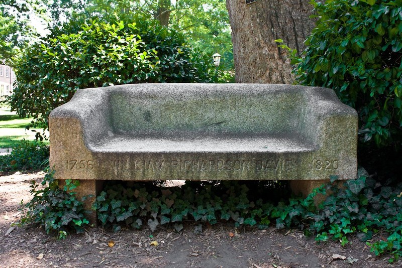 The front of Davie Bench