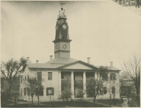 The second courthouse building was erected in 1821, costing roughly $7,965. It was first occupied in 1826, remaining in use until its demolition in 1906 when construction on the new and current building could begin.