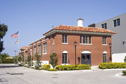 The former City Waterworks building was built in 1926 to the meet the demand of a growing population. It is currently a private business and social club.