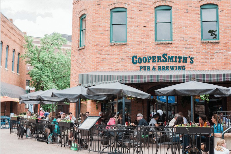 The Poolside patio, featuring the main view of the venue from East Mountain Avenue. (Courtesy of Coopersmithspub.com)
