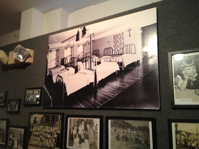 Exhibits tell the story of the orphanage, run in the home from 1919-1988
