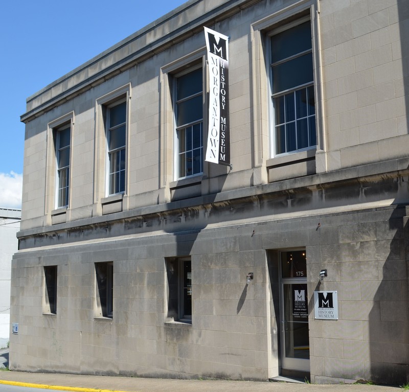 The Morgantown History Museum is located directly behind the Morgantown Arts Center.