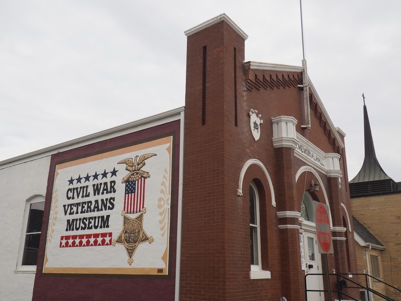 Closer image of Northeast corner and mural