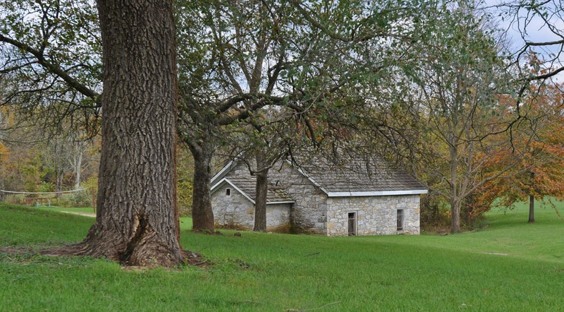 The Fountain Spring springhouse 