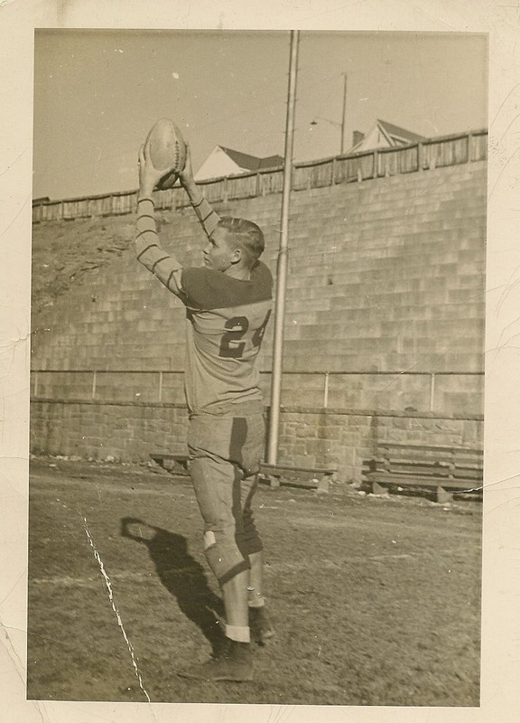 James Bender, Mount Hope High School football player, 1941.