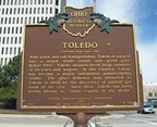 Toledo Marker in front of the Government Center.