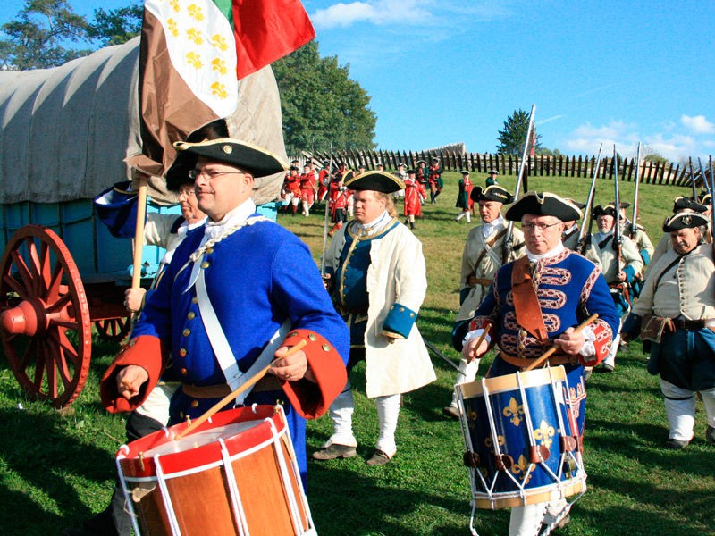 Reenactors depict life at Fort Ligonier and a battle that took place there in 1758. 