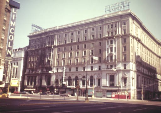 The Claypool Hotel just prior to its demolition in 1969