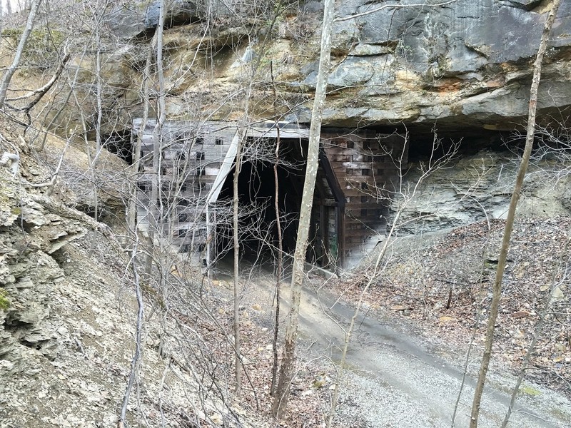 Western opening of King's Hollow Tunnel, March 1, 2016